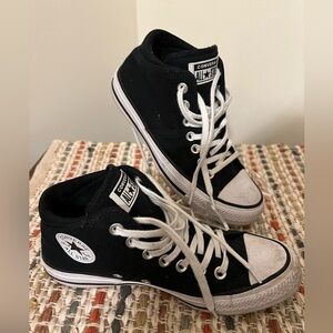 Women’s converse black ankle shoes